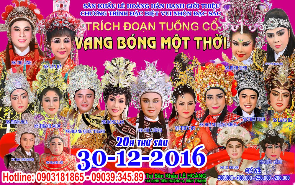Trích đoạn tuồng cổ Vang Bống Một Thời mừng xuân 2017